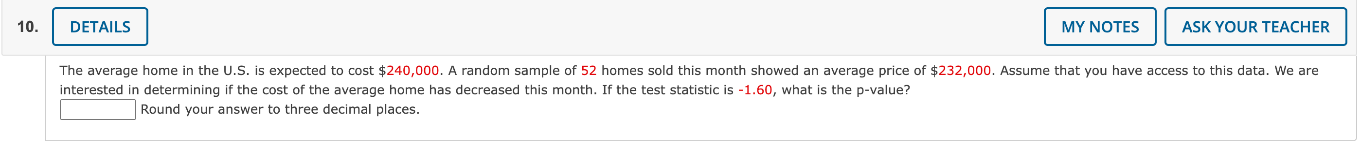 Solved interested in determining if the cost of the average | Chegg.com
