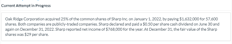 Solved Prepare the journal entries for Oak Ridge Corporation | Chegg.com