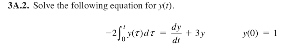 Solved 3A.2. Solve the follow 3A.2. Solve the following | Chegg.com