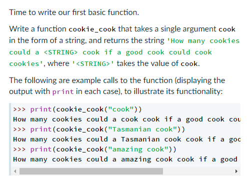 Solved Time to write our first basic function Write a | Chegg.com