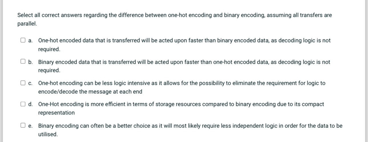 Solved Select all correct answers regarding the difference | Chegg.com