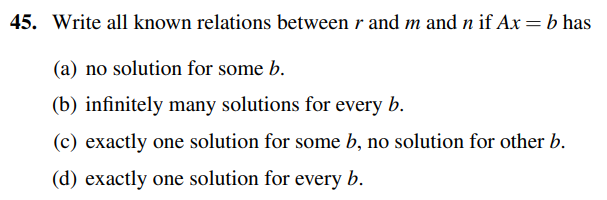 Solved 45. Write All Known Relations Between R And M And N | Chegg.com