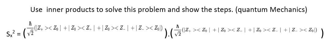 Solved Use inner products to solve this problem and show the | Chegg.com