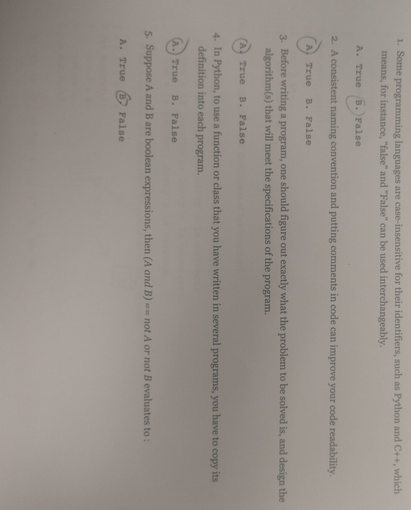 Solved 1 some programming languages are case insensitive chegg