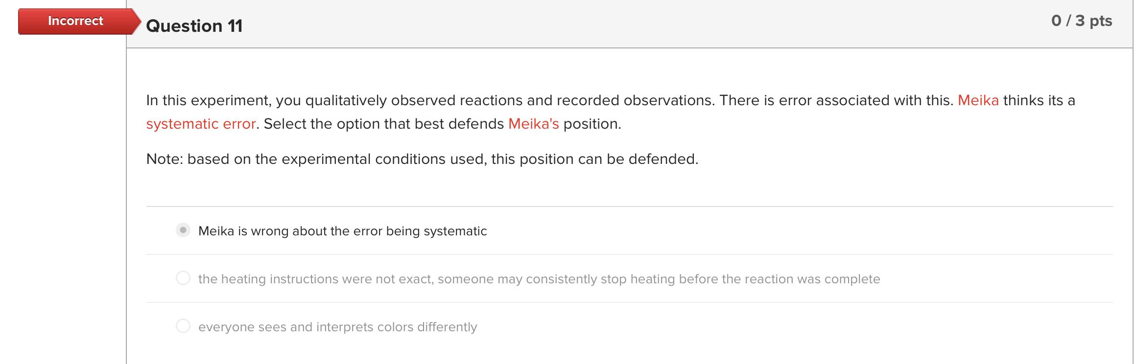 Solved In this experiment, you qualitatively observed