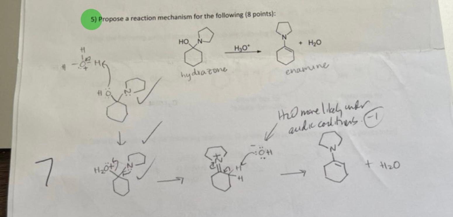 Solved Propose a reaction mechanism for the following: | Chegg.com