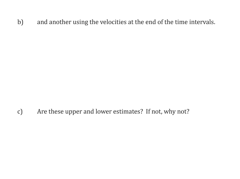 Solved (4pts) Speedometer readings for a motorcycle at