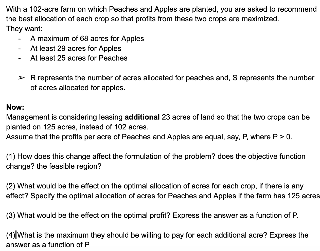 Solved The Questions Can Be Answered With P=10, Then Answer | Chegg.com