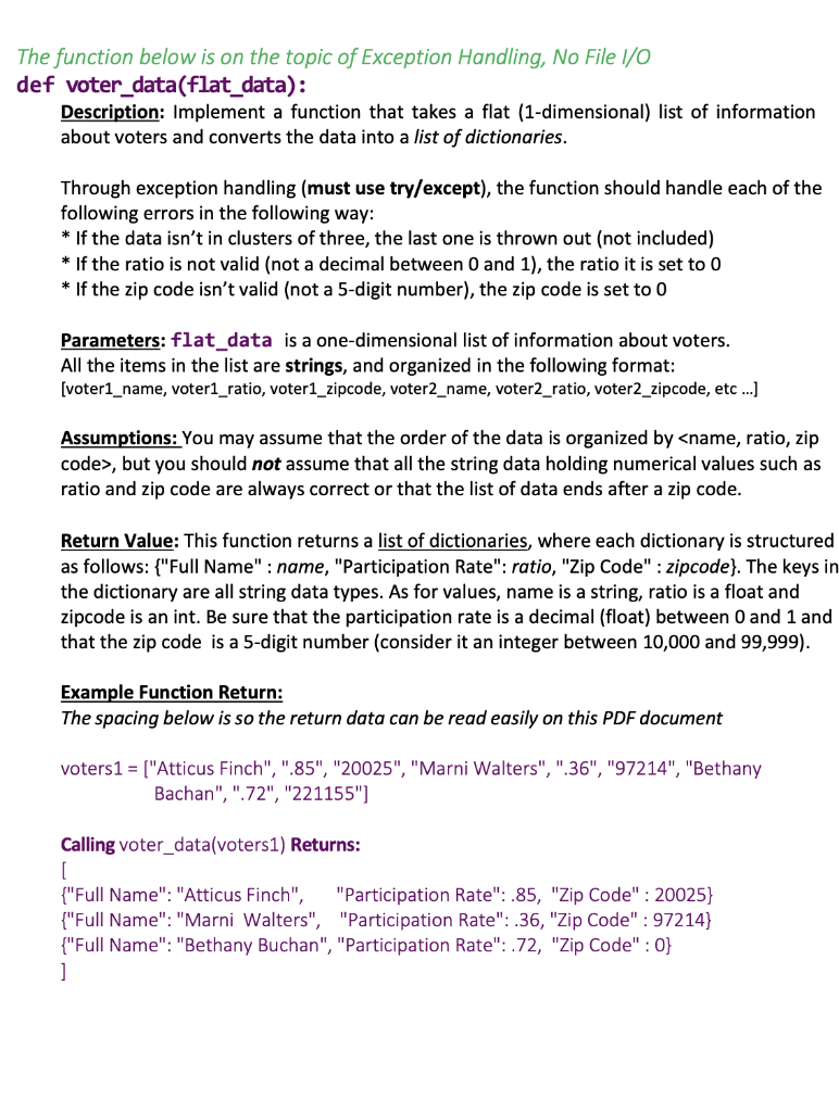 Solved Restrictions Any function that violates any of the | Chegg.com
