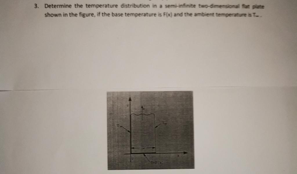 Solved 3. Determine the temperature distribution in a | Chegg.com