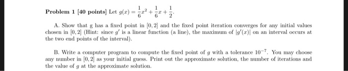 Solved Problemi 1 [40 Points] Let G(z)-r + 1 A. Show That G | Chegg.com