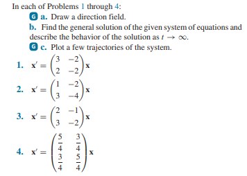 Solved In Each Of Problems 1 Through 4: G A. Draw A | Chegg.com