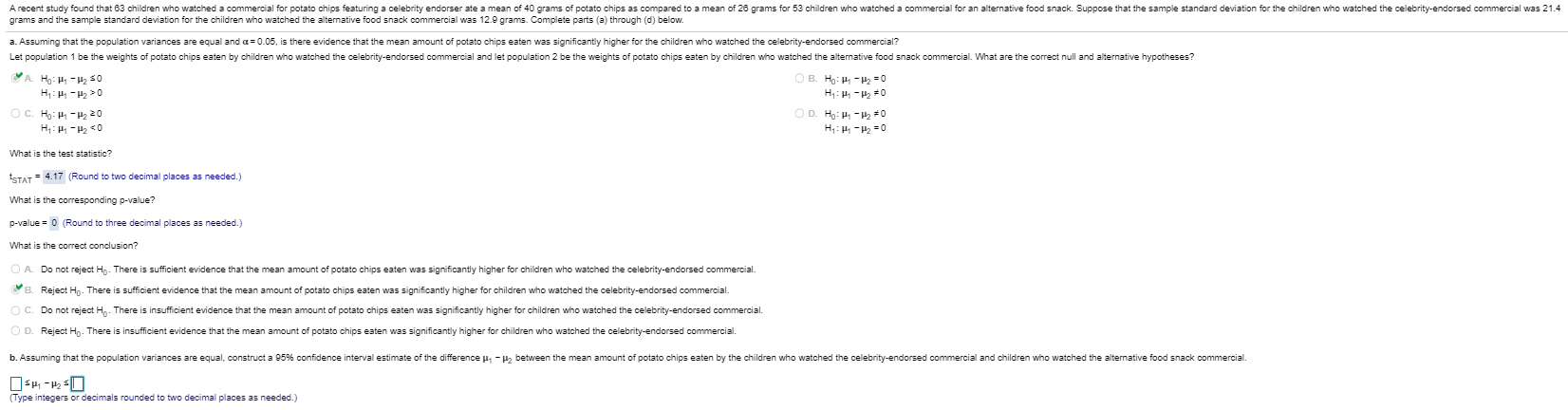 Solved I only need the last section answered. I can't seem | Chegg.com