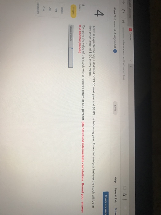 Solved Week 3 Homework Help Save & Exit Sub 4 A firm is | Chegg.com