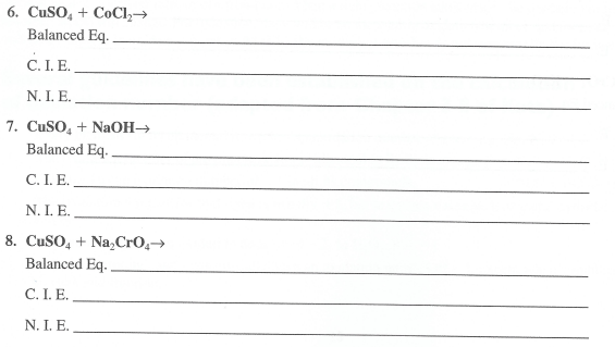 Solved Write The Balanced, Complete, And Net Ionic Equations | Chegg.com