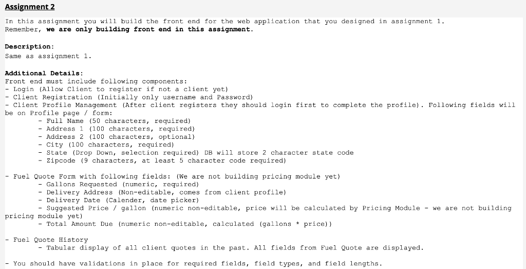 Solved can I get help only for Login, client | Chegg.com