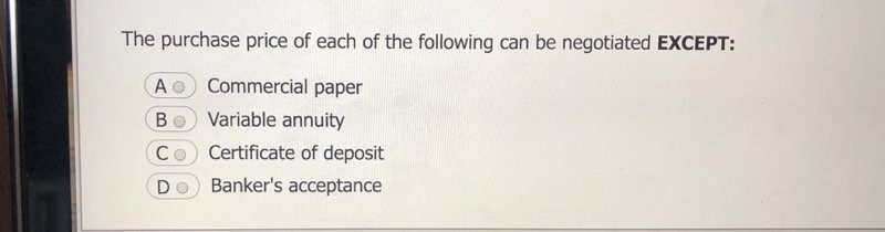 Solved The Purchase Price Of Each Of The Following Can Be | Chegg.com