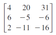 Solved Given The Matrix A Below, Work Items A, B, C And Type | Chegg.com