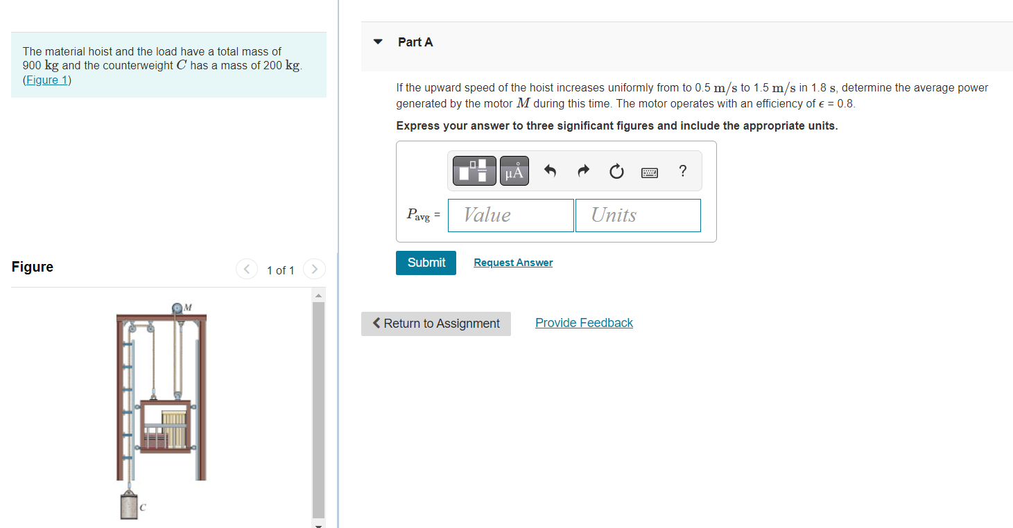 solved-the-material-hoist-and-the-load-have-a-total-mass-of-chegg