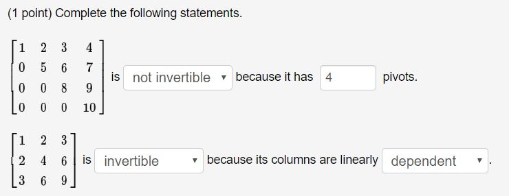 pivots linear algebra