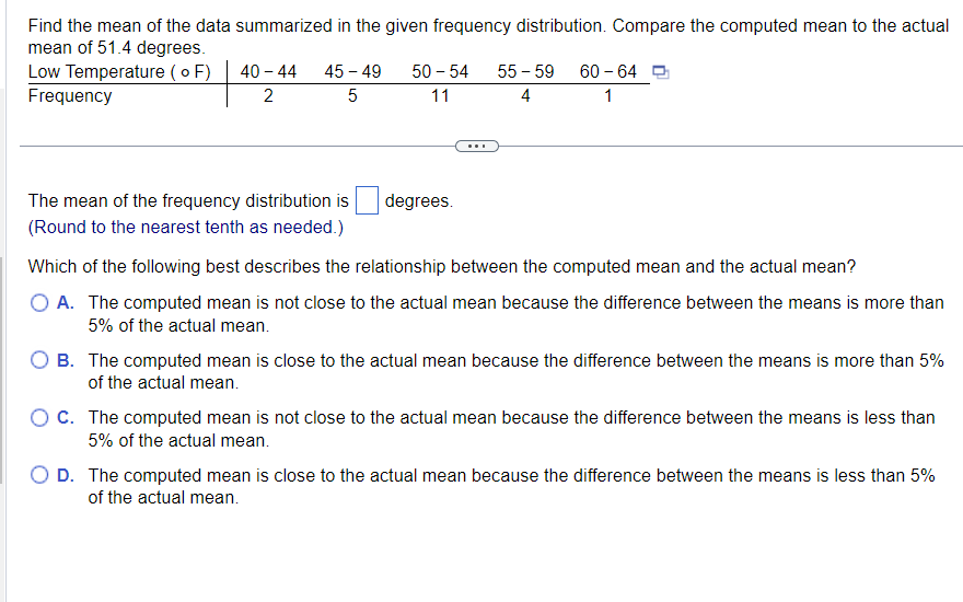 solved-find-the-mean-of-the-data-summarized-in-the-given-chegg