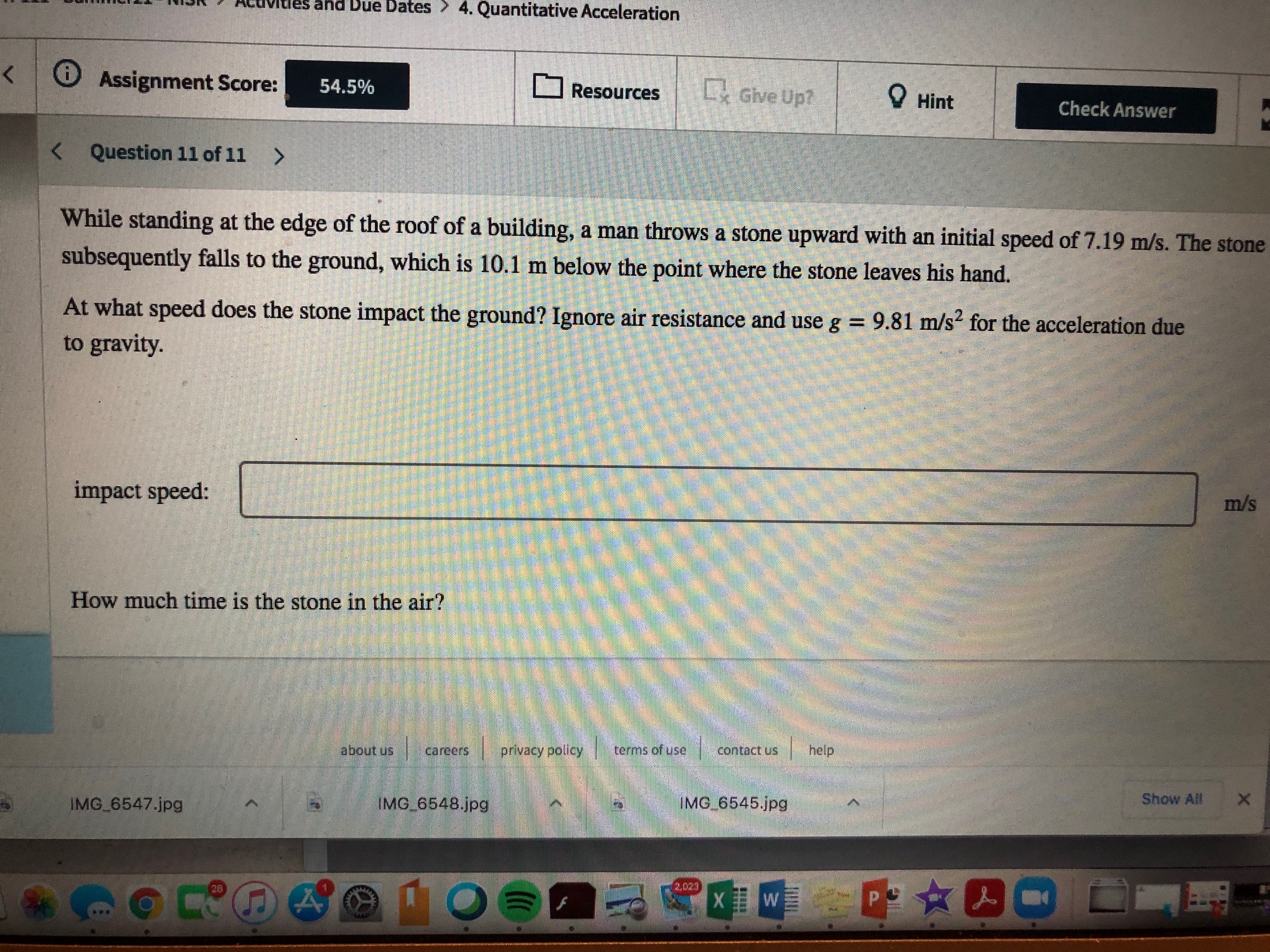 Solved and Due Dates > 4. Quantitative Acceleration く O | Chegg.com