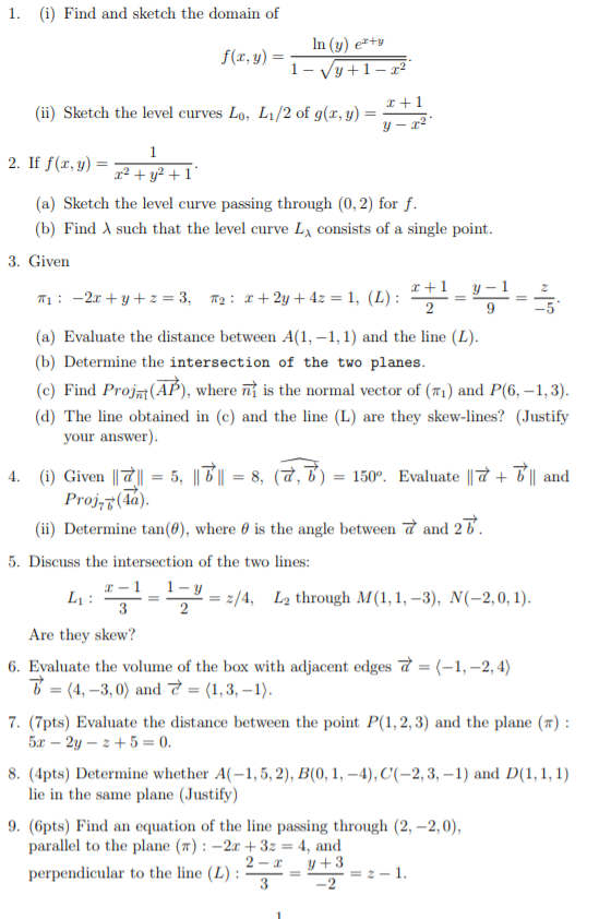 1 I Find And Sketch The Domain Of In Y Etty 1 Chegg Com