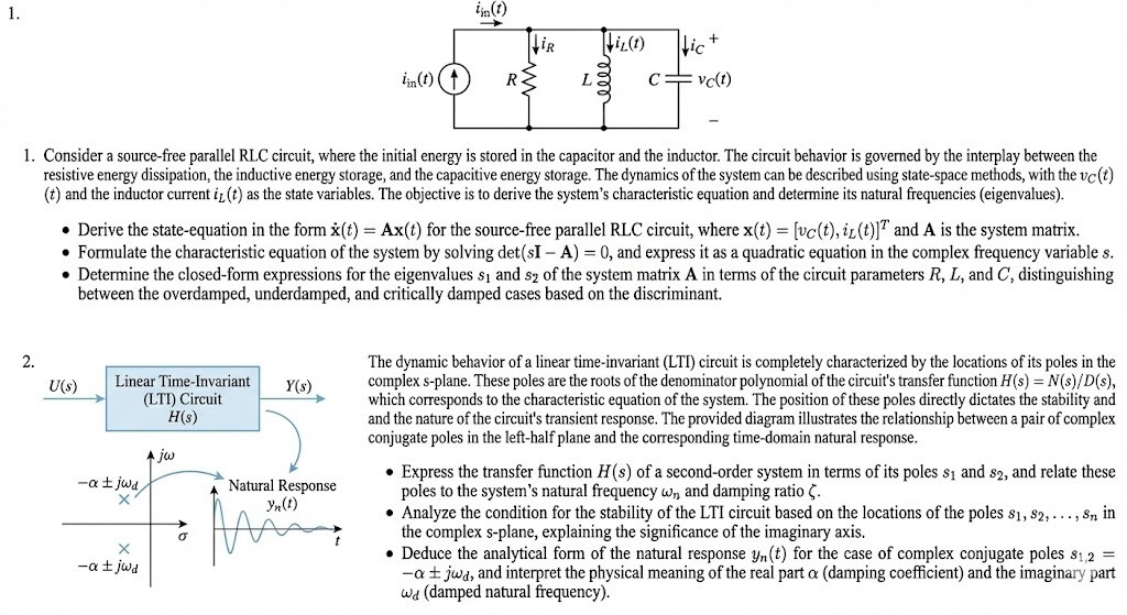 Source Transformation Rlc Solved Consider a source-free parallel RLC circuit, where | Chegg.com