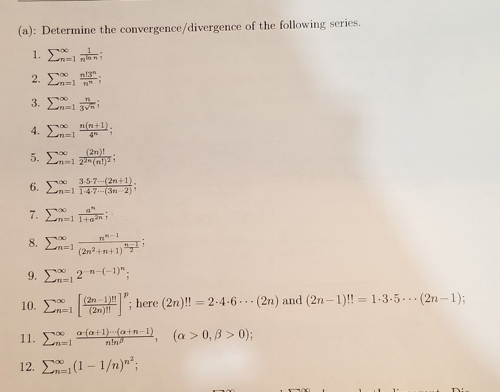 Solved Question 11 Using Either Root Test Ratio Test Chegg Com