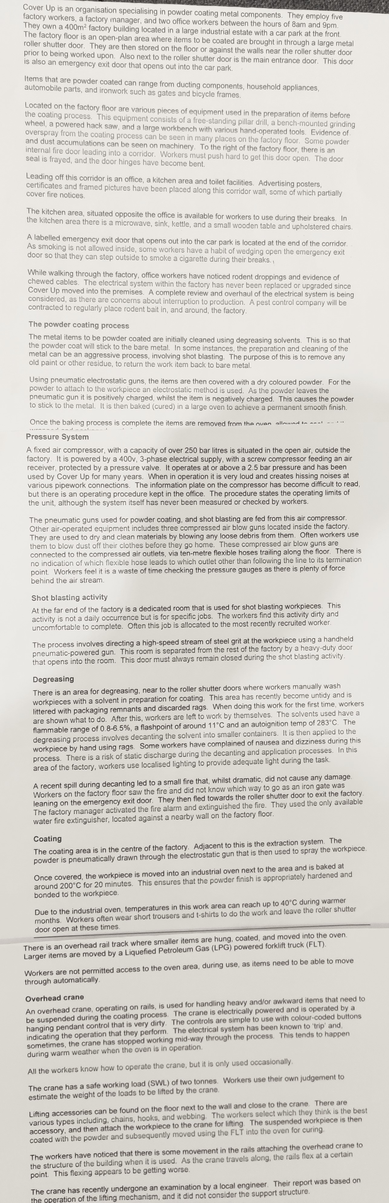 Solved (a) ﻿What injuries could you foresee with using the