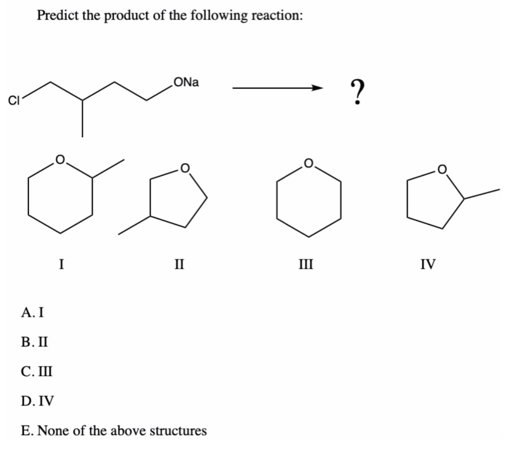 Solved Predict the product of the following reaction: ONa ? | Chegg.com
