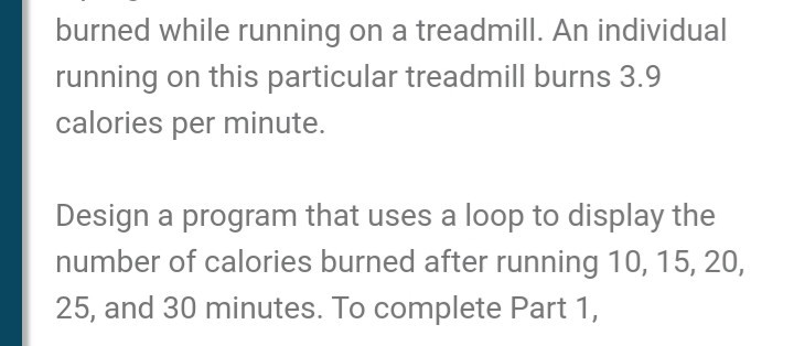 Calories burned on online treadmill for 30 minutes