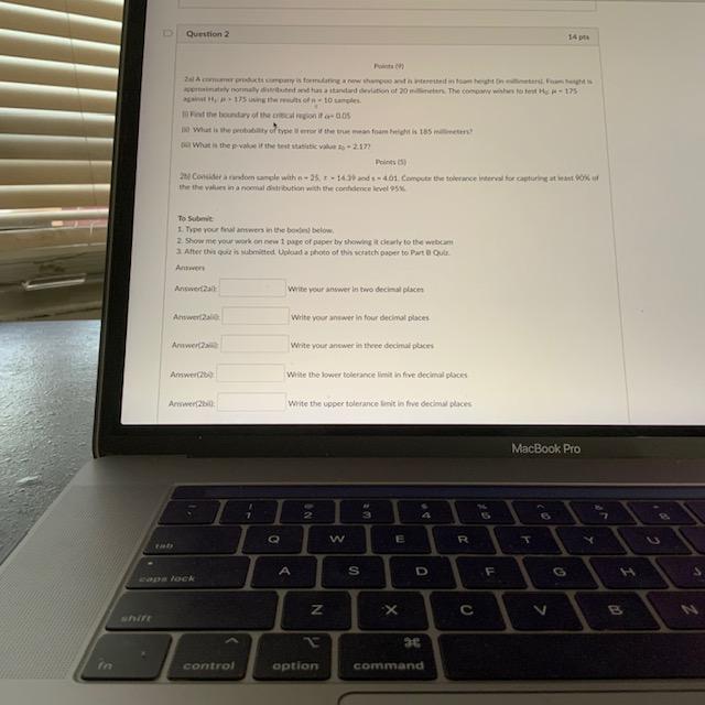 Solved Question 2 14 pts Points (9) 2a) A consumer products | Chegg.com
