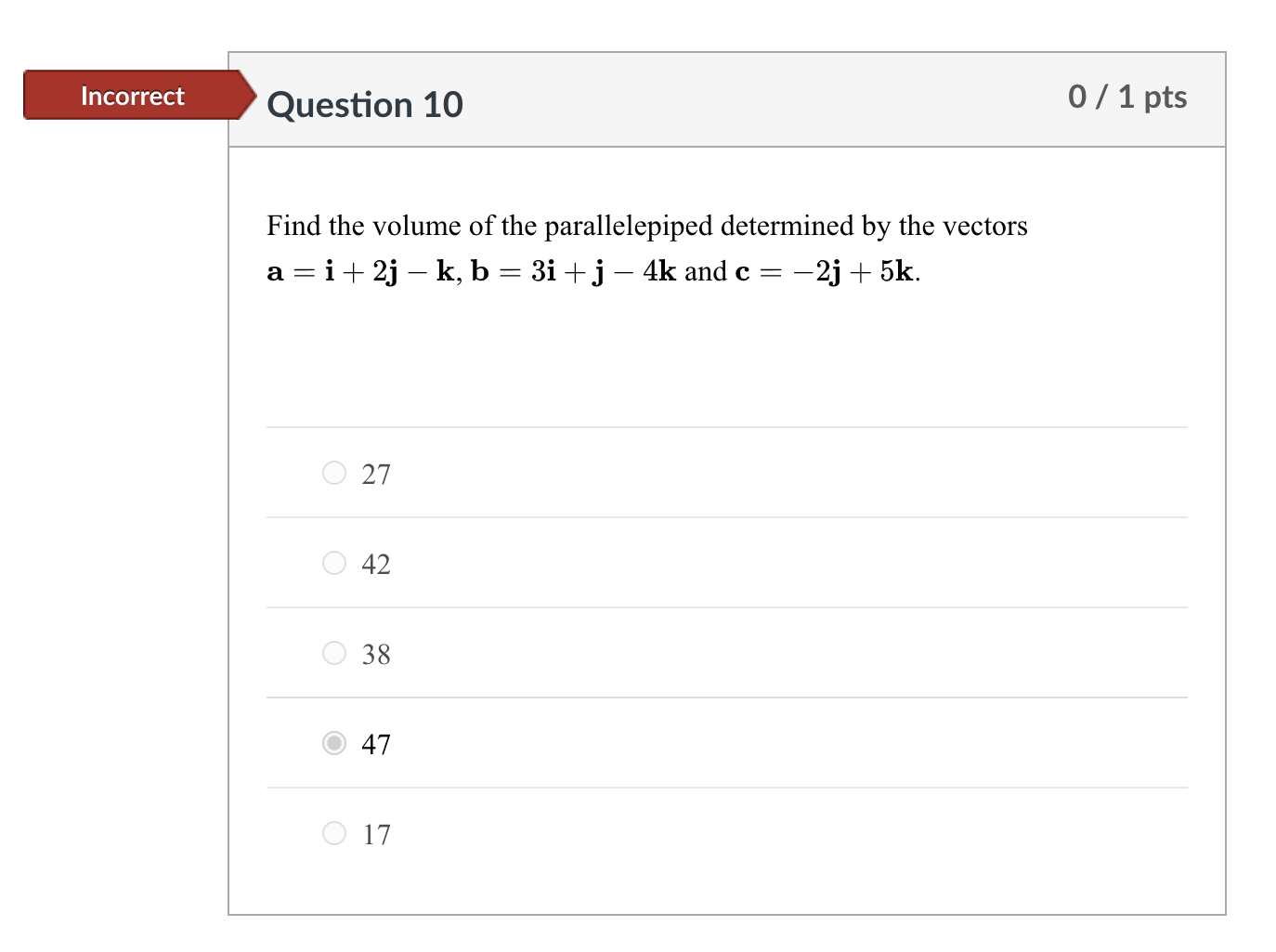 Solved Find the volume of the parallelepiped determined by | Chegg.com