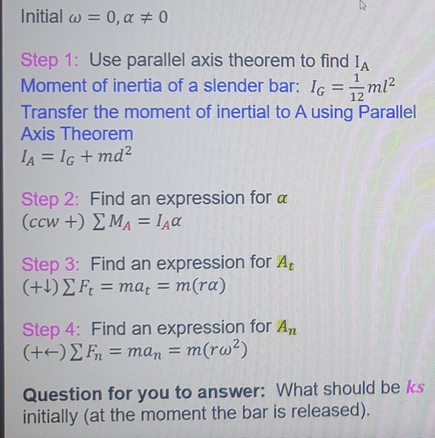 Solved This is a Dynamics problem, I need to solve it | Chegg.com