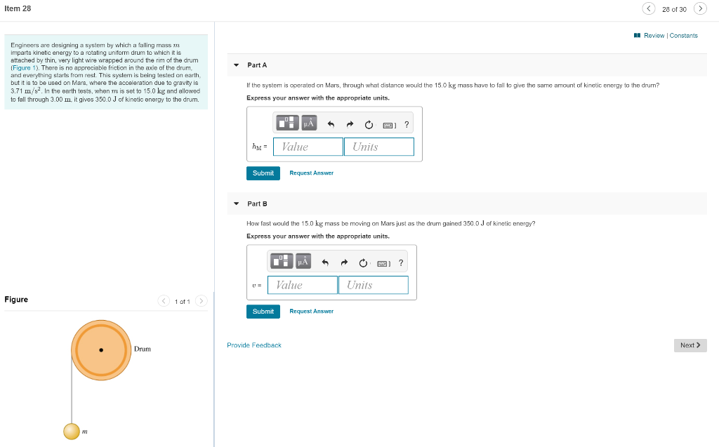 Solved Item 28 28 Of 30 Review Constants Part A Enginee Chegg Com