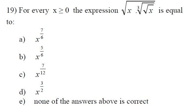 Solved Hi, I think the answer to this question (19) is (c), | Chegg.com