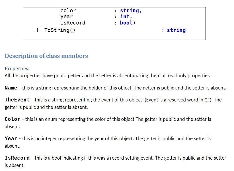 Solved Code the Medal Color enum below: This enum consist of | Chegg.com