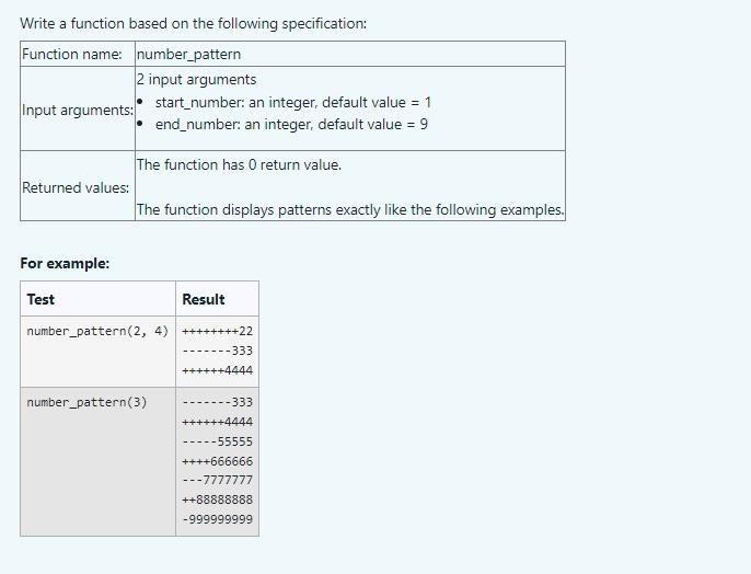Solved Write a function based on the following | Chegg.com