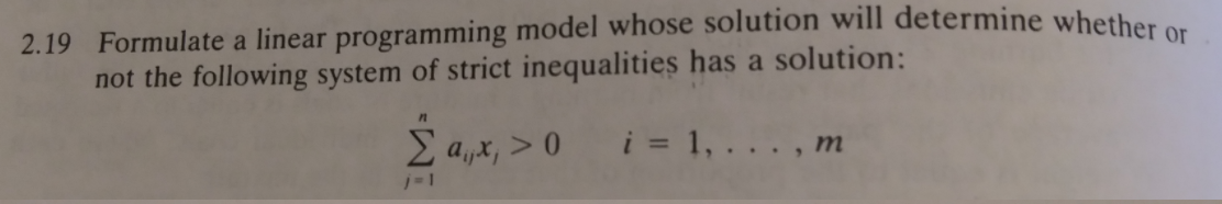 Solved 2.19 Formulate a linear programming model whose | Chegg.com