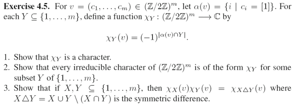 Exercise 4 5 For V C1 Cm Z 2z Let Chegg Com