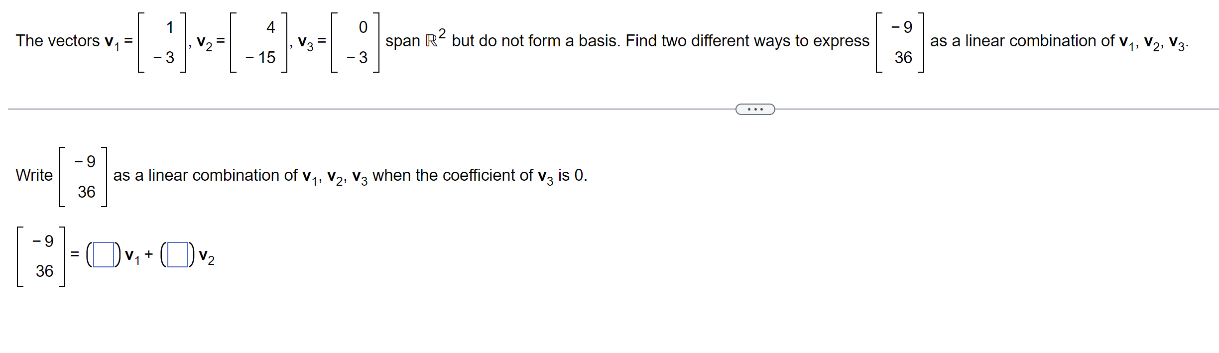 Solved Suppose a 5×8 matrix A has three pivot columns. What | Chegg.com