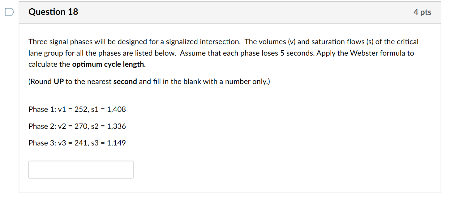 Solved Three signal phases will be designed for a signalized | Chegg.com