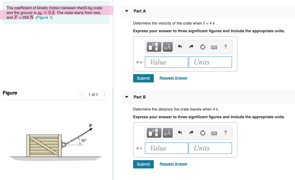 Solved The coefficient of kinetic friction between the55-kg | Chegg.com