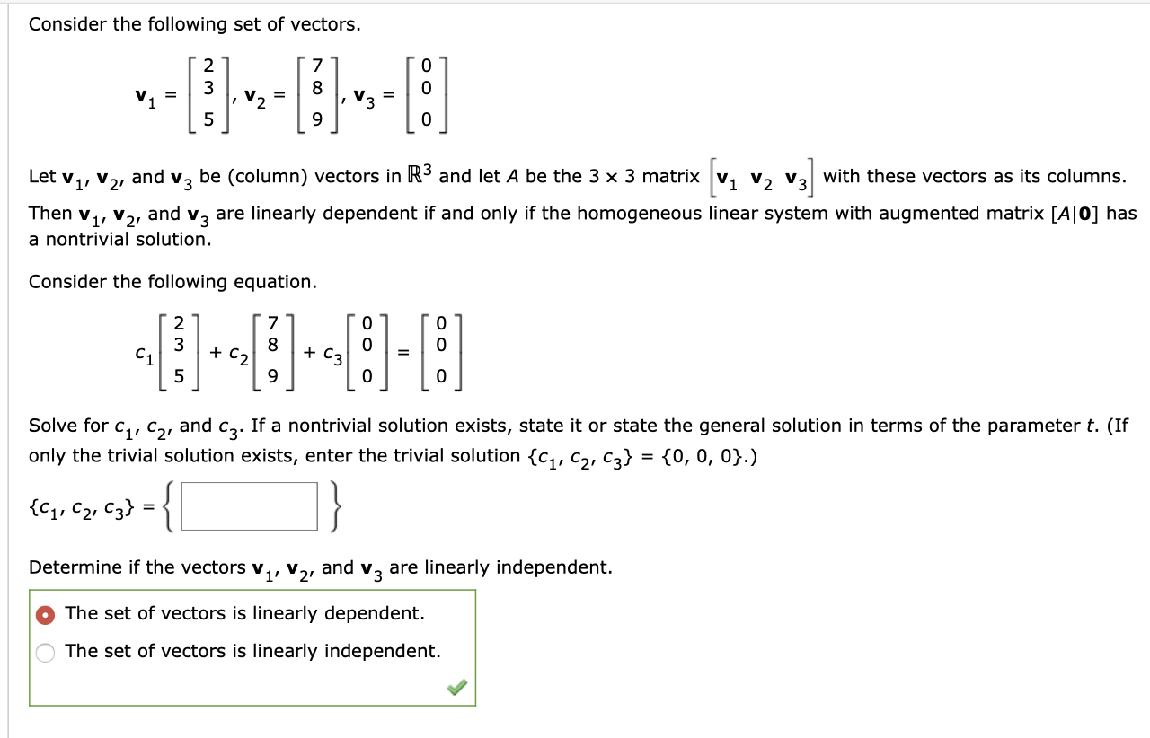 Solved Consider The Following. 4 --03) B = 2 Find Vector X | Chegg.com