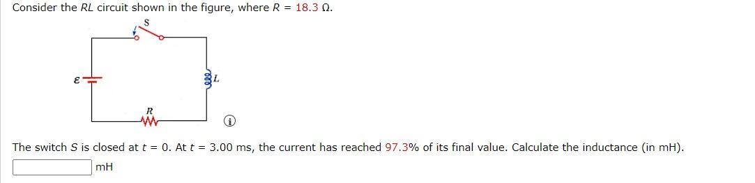 Solved Consider the RL circuit shown in the figure, where R | Chegg.com