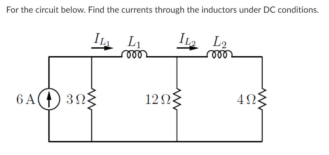 Solved For the circuit below. Find the currents through the
