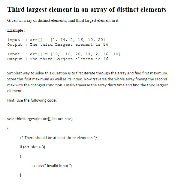 second-largest-and-smallest-number-in-java-printable-templates-free