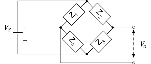 Solved In the bridge configuration shown below, 𝑍1 and 𝑍4 | Chegg.com