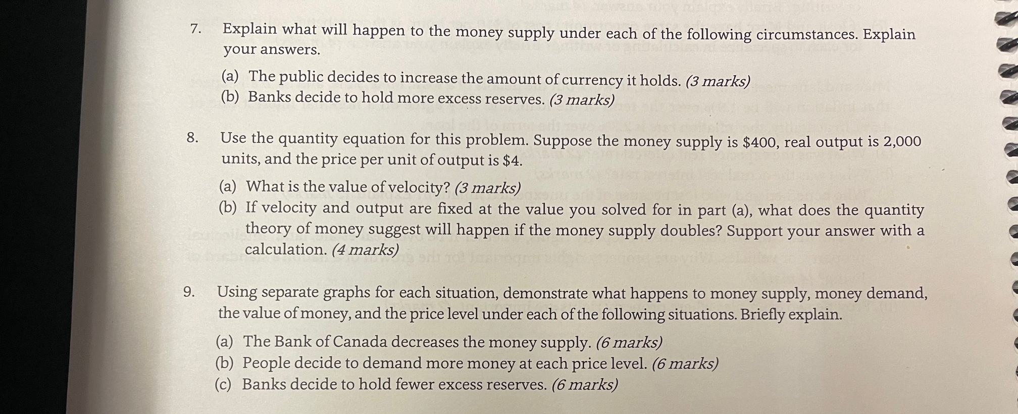 Solved Explain what will happen to the money supply under | Chegg.com